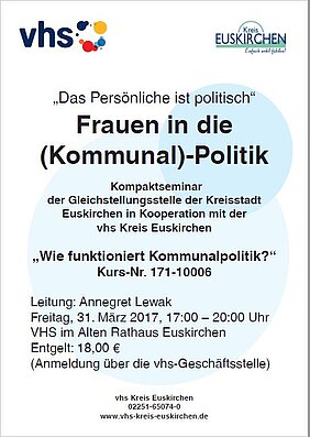 Plakat Wie funktioniert Kommunalpolitik Plakat Wie funktioniert Kommunalpolitik