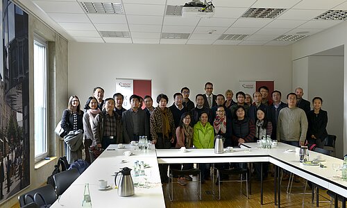 Chinesische Delegation im Kulturhof