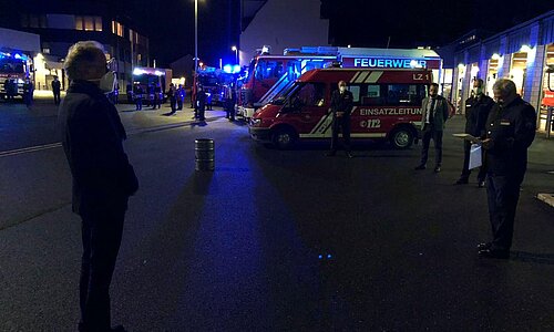 Verabschiedung von Bürgermeister Dr. Uwe Friedl durch die Feuerwehr
