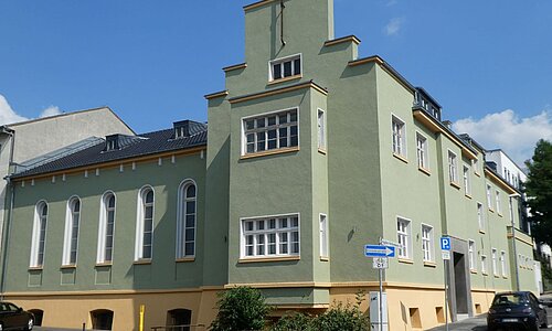 Das Casino erstrahlt wieder in seiner ursprünglichen Farbe