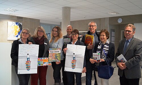 Vorstellung Medienbereich für Flüchtlinge in der Stadtbibliothek