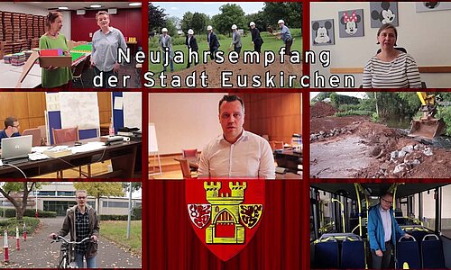 Die Titelcollage aus dem digitalen Neujahrsempfang der Stadt Euskirchen. 