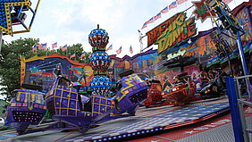 Eine Ansicht der Euskirchener Kirmes.