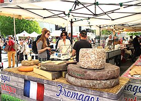 Französischer Marktstand