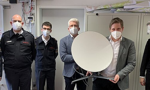 Vorstellung des Starlink-Systems im Kreishaus