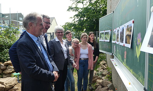 Präsentation des Grünen Klassenzimmers am Emil-Fischer-Gymnasium