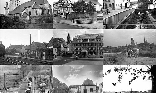 Historische Aufnahmen aus diversen Ortsteilen