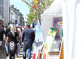 Stände beim Stadtfest