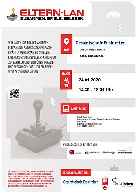 Plakat zur Eltern-LAN-Party Plakat zur Eltern-LAN-Party
