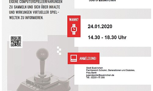 Plakat zur Eltern-LAN-Party