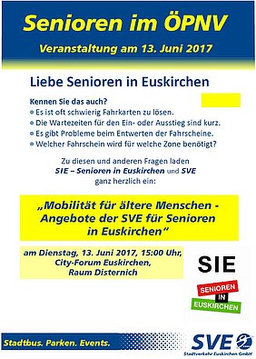 Plakat Infoveranstaltung ÖPNV