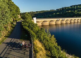Radfahrer in der Nordeifel