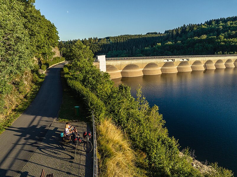 Radfahrer in der Nordeifel