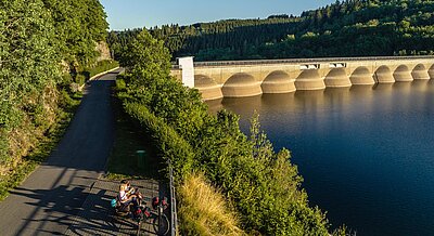 Radfahrer in der Nordeifel