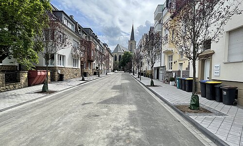 Die sanierte Breite Straße. 