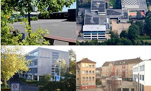 Bilder der vier weiterführenden Schulen