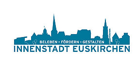 Logo für das ISEK mit der Darstellung markanter Gebäude im Stadtbild