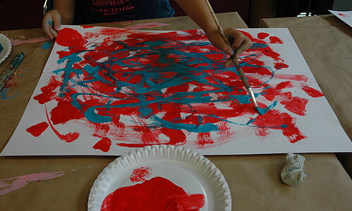 Kunstworkshop mit A. Buhmann